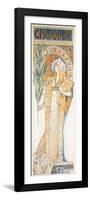 Gismonde-unknown Mucha-Framed Art Print