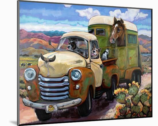 Git Along Lil Dogies-CR Townsend-Mounted Art Print