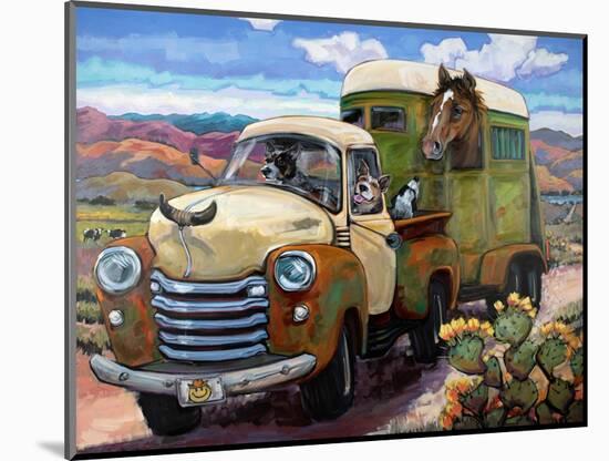 Git Along Lil Dogies-CR Townsend-Mounted Art Print