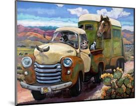 Git Along Lil Dogies-CR Townsend-Mounted Art Print