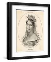 Giuditta Pasta Italian Opera Singer-H. Thirai-Framed Art Print