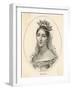 Giuditta Pasta Italian Opera Singer-H. Thirai-Framed Art Print