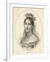 Giuditta Pasta Italian Opera Singer-H. Thirai-Framed Art Print