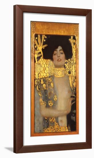 Giuditta-Gustav Klimt-Framed Art Print