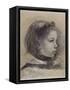 Giulia Bellelli, étude pour La famille Bellelli-Edgar Degas-Framed Stretched Canvas