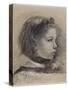 Giulia Bellelli, étude pour La famille Bellelli-Edgar Degas-Stretched Canvas