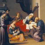 The Birth of St. John the Baptist-Giuliano Bugiardini-Stretched Canvas