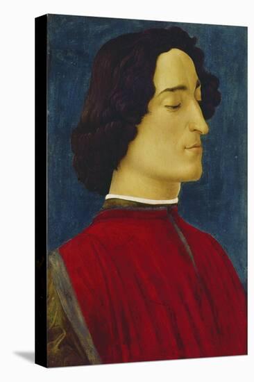 Giuliano De' Medici (1453-1478), about 1478-Sandro Botticelli-Stretched Canvas