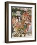 Giuliano De' Medici as Melchior, Detail from Journey of the Magi Cycle in the Chapel, circa 1460-Benozzo di Lese di Sandro Gozzoli-Framed Giclee Print