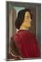 Giuliano de Medici, c. 1478-1480-Sandro Botticelli-Mounted Art Print