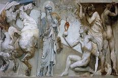 Frieze of Lazio, Miracle of Science and Daring, 1924-Giulio Aristide Sartorio-Framed Stretched Canvas