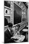 Giulio Bosetti and Lydia Alfonsi at the Antico Caffè Greco in Rome-null-Mounted Photographic Print