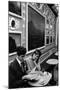 Giulio Bosetti and Lydia Alfonsi at the Antico Caffè Greco in Rome-null-Mounted Photographic Print