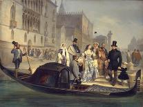 The Tolstoy Family in Venice, 1855-Giulio Carlini-Giclee Print