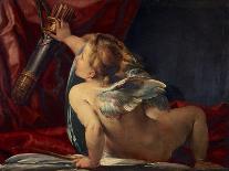 St Mary Magdalene Penitent and an Angel-Giulio Cesare Procaccini-Stretched Canvas