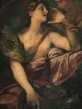 St Mary Magdalene Penitent and an Angel-Giulio Cesare Procaccini-Framed Giclee Print