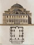 Floor Plan and Drawing of Hagia Sophia in Istanbul-Giulio Ferrario-Giclee Print