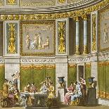 Plan of Greek Theater in Athens, 1827-Giulio Ferrario-Giclee Print