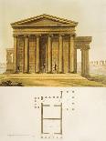 Plan of Greek Theater in Athens, 1827-Giulio Ferrario-Framed Giclee Print