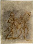 'Saint Martin and a Beggar', early 16th century-Giulio Romano-Giclee Print