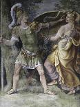 Portrait of Alexander the Great holding a Gilt Statue of Victory-Giulio Romano-Giclee Print