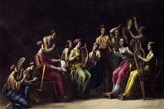 Concert with Different Instruments from Ancient and Modern Costumes, 1827-Giulio Sartori-Giclee Print