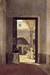 Hallway of a Dominican Convent-Giuseppe Abbati-Framed Art Print