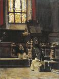 Inside the Sacristy with Monks-Giuseppe Antonio Orelli-Framed Giclee Print