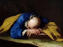 St. Peter or St. Jerome Sleeping, c.1735-39-Giuseppe Antonio Petrini-Mounted Giclee Print