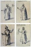 Costume Designs for Classical Deities, 16th Century-Giuseppe Arcimboldi-Giclee Print