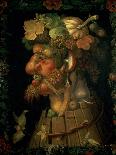 Four Season In One Head-Giuseppe Arcimboldo-Framed Art Print