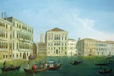 The Casa Foscari and the Palazzo Balbi, from the Grand Canal, Venice-Giuseppe Bernardino Bison-Giclee Print