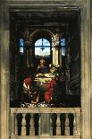 Last Supper, Stained Glass-Giuseppe Bertini-Mounted Giclee Print