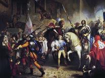 Charles VIII of France Arriving in Florence, November 17, 1494, 1829-Giuseppe Bezzuoli-Giclee Print