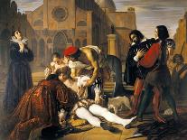 The Murder of Lorenzino De' Medici, 1840-Giuseppe Bibiena-Framed Giclee Print