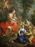 Daughters of Charles III of Bourbon-Giuseppe Bonito-Giclee Print