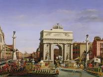 Entry of Napoleon I (1769-1821) into Venice, 1807-Giuseppe Borsato-Framed Giclee Print