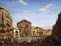 Entry of Napoleon I (1769-1821) into Venice, 1807-Giuseppe Borsato-Giclee Print