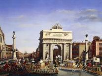 Entry of Napoleon I (1769-1821) into Venice, 1807-Giuseppe Borsato-Framed Giclee Print