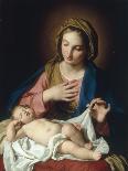The Madonna adoring the Christ Child-Giuseppe Bottani-Giclee Print