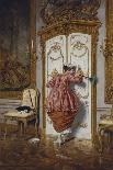 The Curious Maid-Giuseppe Brugo-Stretched Canvas