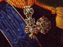 Portrait of Francis I of Bourbon, Detail-Giuseppe Cammarano-Framed Stretched Canvas