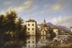Landscape in Lombardy-Giuseppe Canella-Giclee Print