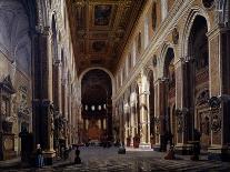 Interior of the Naples Cathedral, 1859-Giuseppe Castiglione-Giclee Print