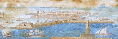 View of Livorno-Giuseppe Cianchi-Framed Giclee Print