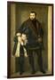 Giuseppe Da Porto with His Son Adriano-Paolo Caliari-Framed Giclee Print