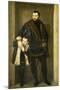 Giuseppe Da Porto with His Son Adriano-Paolo Caliari-Mounted Giclee Print