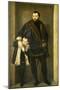 Giuseppe Da Porto with His Son Adriano-Paolo Caliari-Mounted Giclee Print