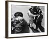 Giuseppe Farina and Alfa Romeo 159, French Grand Prix, Rheims, 1951-null-Framed Photographic Print