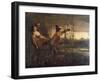 Giuseppe Garibaldi and Major Leggero-null-Framed Giclee Print